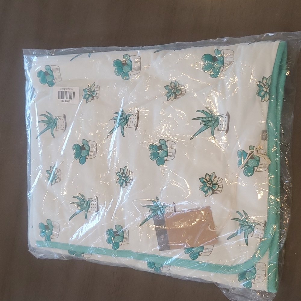 NWT Kyte Baby Succulent Baby Blanke